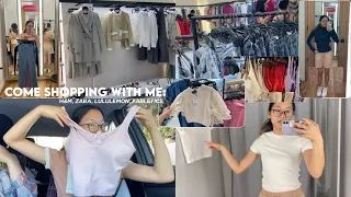 Come clothing shopping with me: h&m, lululemon, zara, etc