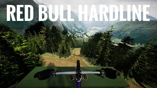 Realistic Downhill Mountain Bike Videogame Course || Red Bull Hardline
