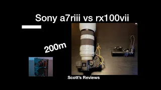 Sony A7riii 200m vs RX100M7 200m, Can David beat Goliath?