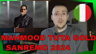 Mahmood canta 'Tuta gold' Sanremo 2024 Italy reaction