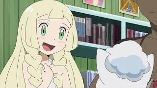 Lillie obtiene su primer Pokemon