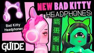 FREE BAD KITTY HEADPHONES GUIDE 😻 THIS GAME GIVES YOU AN ITEM IN ROYALE HIGH! Monstercat Lost Civ