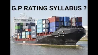 Marchant navy -ll G.p rating syllabus ?