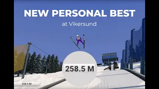 258,5 Meters at Vikersund - New Personal Record [ Ski Jumping 2021]