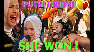 WAIT FOR IT | Putri Ariani WON A GOLDEN BUZZER from Simon Cowell Ask For A Second Song (REACTION!!!)