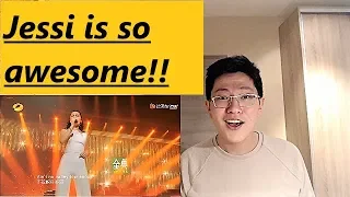 REACTION TO amazing Jessie J 《Ain't no mountain high enough》(SINGER 2108 EPISODE 10)