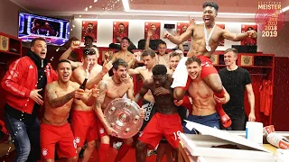 Bayern Munich Players Dressing Room Celebration