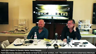 Conversation: Reinier de Graaf discusses his new book ‘architect, verb’ with Patrik Schumacher