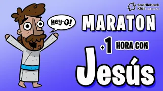 MARATON 1 Hora con Jesus | Historias de la Biblia Animadas | Saddleback Kids en Español