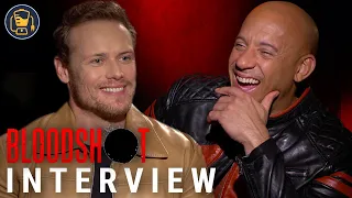 Bloodshot Interviews with Vin Diesel, Sam Heughan and more