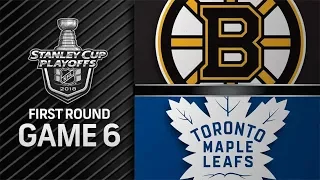 NHL 18 PS4. 2018 STANLEY CUP PLAYOFFS FIRST ROUND GAME 6 EAST: BRUINS VS MAPLE LEAFS. 04.23.2018 !