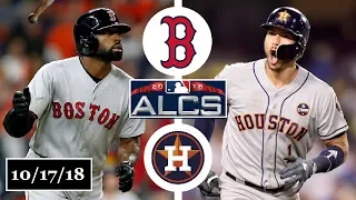 Boston Red Sox vs Houston Astros Highlights || ALCS Game 4 || October 17, 2018