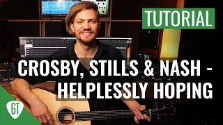 Crosby, Stills & Nash - Helplessly Hoping | Gitarren Tutorial Deutsch