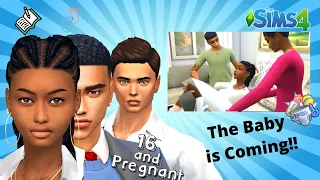 16 & PREGNANT EP.4  | THE BABY IS COMING! | SIMS 4 VOICEOVER