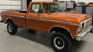 1979 Ford F250 4X4 Custom 4-Speed for sale in Utah A/C truck, factory Copper metallic