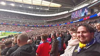 ukraine national anthem, wembley stadium 25th March 2023 V England