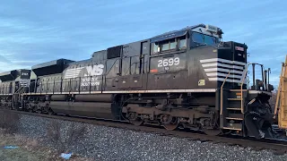 The Return Of The NS SD70M-2! NS 19M With Two NS SD70M-2 Locomotives! 1-15-23