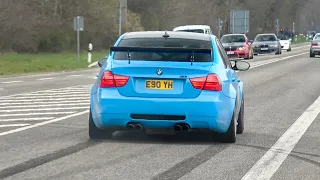 650HP SUPERCHARGED BMW M3 E90 Sedan - LOUD Accelerations and Revs at Nürburgring