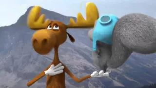 GEICO Rocky and Bullwinkle Commercial  Rocky Mountains The Geckos Journey