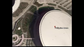 PHIL ARENA AS SEEN FROM GOOGLE EARTH 10SEC
