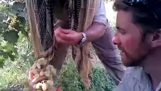 Aldo Kane  Henry Cavill colhendo uvas