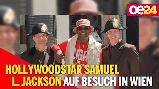 Hollywoodstar Samuel L. Jackson auf Besuch in Wien