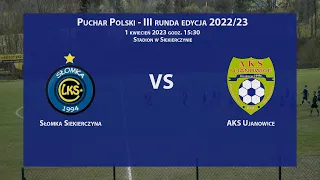 Słomka Siekierczyna - AKS Ujanowice - 2022-04-01 - Puchar Polski 2023/24 - III r. Limanowskiego PPN