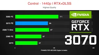 Nvidia RTX 3070 FPS Benchmark [RTX 3070 vs 3080 vs 2080 Ti vs 2080 vs 2070]