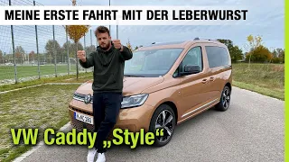 2021 VW Caddy „Style“ (122 PS) im Test! 🤎 Meine erste Fahrt der Leberwurst! 🌭 Fahrbericht | Review