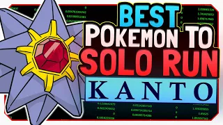 Which Pokémon is STATISTICALLY The Best to Solo Kanto?