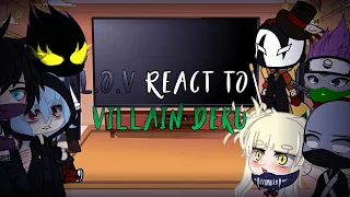 L.O.V react to Villain Deku | Bnha Gacha Club | Yellow Creamy
