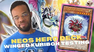 Neos HERO Deck Winged Kuriboh Lvl 6 Testing