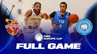Keravnos BC v BC TSU Tbilisi | Full Basketball Game | FIBA Europe Cup 2023-24