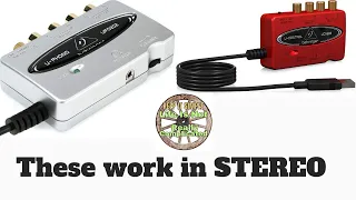 How to get your Behringer UFO222 or UCA222 working in Stereo.