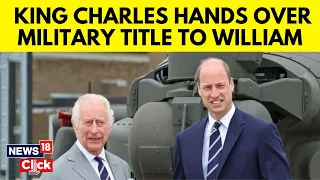 UK Royals | King Charles Presents William With Title Of Colonel-In-Chief Of Army Air Corps | G18V