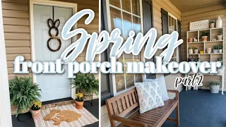 2024 SPRING FRONT PORCH MAKEOVER // 2024 FRONT PORCH DECOR IDEAS FOR SPRING // PORCH MAKEOVER PART 2