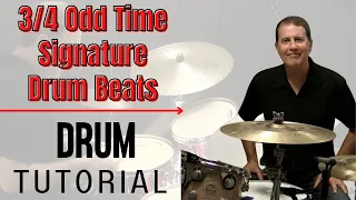 3/4 Odd Time Signature Drum Beats - Odd Time Drum Lessons
