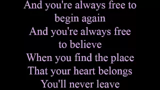 Written in your heart - lyrics