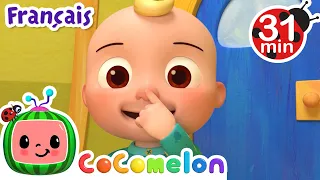 Tête épaules genoux pieds | CoComelon en Français | Chansons pour bébés