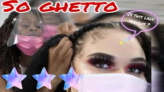 I WENT TO THE GHETTO BRAIDER IN MY CITY AND THIS HAPPEN