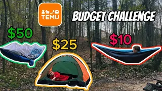 Was Camping with TEMU a BIGMistake (vlog #12)