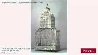 English Antique Bird Cage Adam Misc. Furniture for Sale