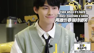 [ENG SUB] 200522 Wang Zhuocheng Gather to Eat Interview Making Milk Tea/Boba at Happy Lemon (汪卓成)