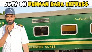 Night Duty On Rehman Baba Express Train🚂