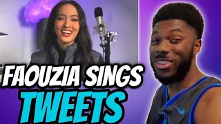 Faouzia singing your tweets REACTION VIDEO #FAOUZIA #faouziareaction #tweets