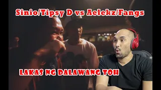 Sinio/Tipsy D vs Aelekz/Fangs - FLIPTOP - REACTION HINDI REVIEW:)