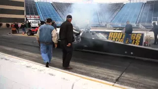 TRIPLE TURBO DIESEL DRAGSTER~ INTERNATIONAL DT466 540C.I. 3000HP @ RT66  FIRST RUN