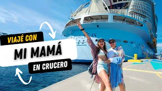 ¡Así es Viajar en uno de los CRUCEROS más GRANDES del MUNDO! Viajé con mi mamá