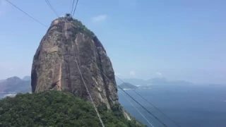 Подъем на канатной дороге к горе Сахарная голова в Рио-де-Жанейро 29 декабря