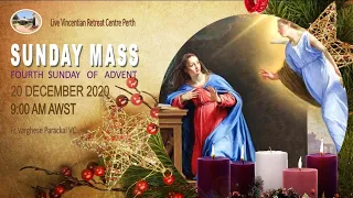 -Sunday Mass  Live  20/12/2020- Vincentian Retreat Centre Perth